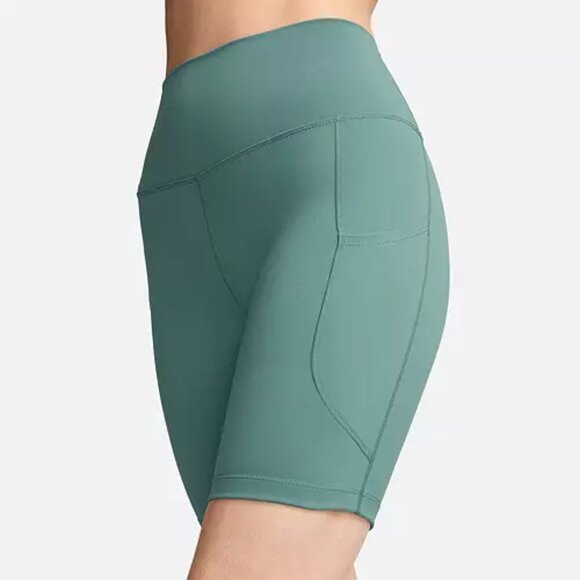 NWT New Nike Womens One High-Waisted 8" Biker Shorts With Pockets Extra Small XS - Picture 4 of 7